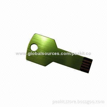 Key-shaped USB Flash Drives, RoHS Directive-compliant